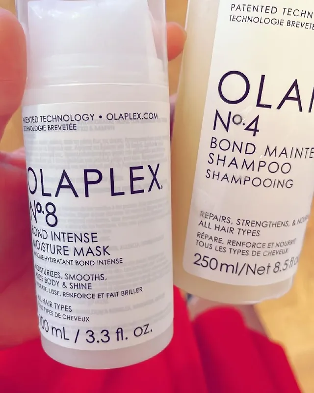 My Sunday treat 💜 washed my hairs with Olaplex shampoo and