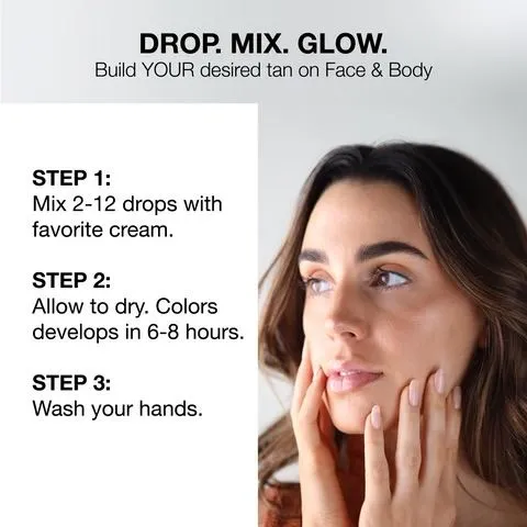 Ett tips är att alltid blanda en glowig primer/drops med sin