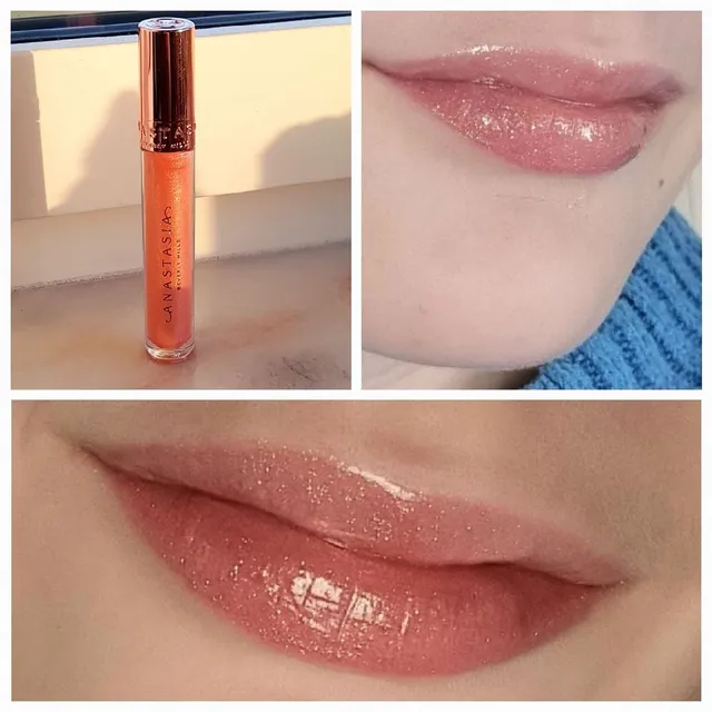 ⭐️🍑  ANASTASIA Lip Gloss  🍑⭐️  Färgen heter Peachy.  Ha en