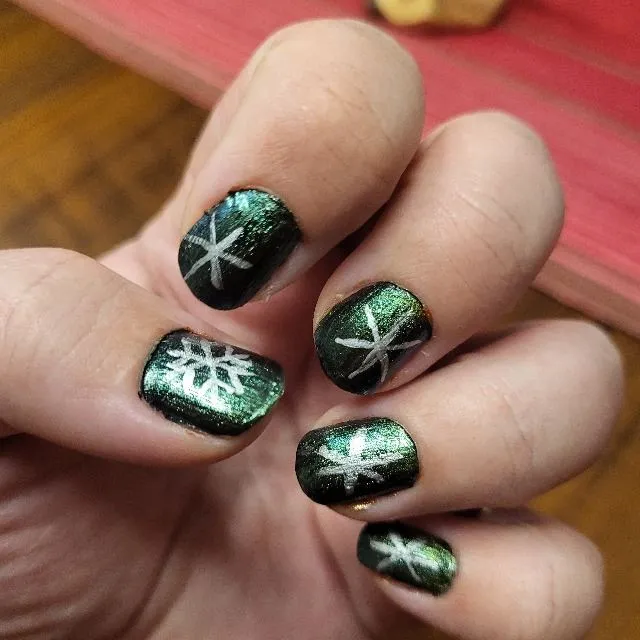 Tävlingen för festnaglar fick mig att måla mina naglar för