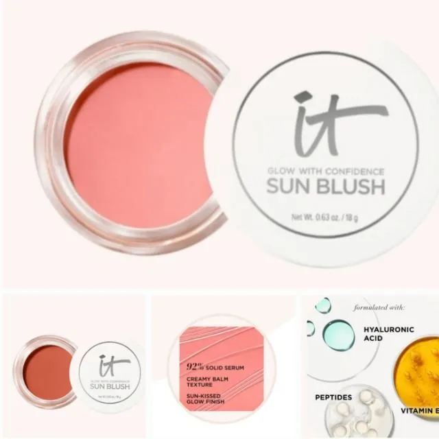 VILL HA:  IT Cosmetics Glow With Confidence Sun Blush 🥰